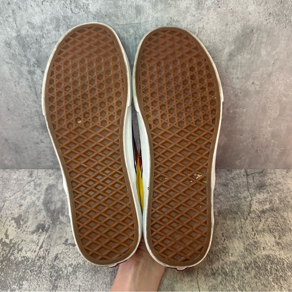 Vans Slip On Sneakers Colorblock Checkered Sneakers Mens sz9/Womens sz 10.5 - Picture 5 of 6